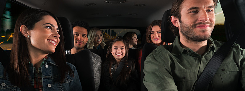 2019 Dodge Durango view of interior, showing seating for up to 7