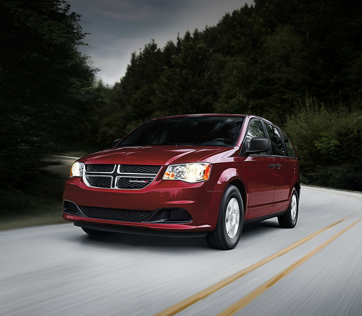 2017 Dodge Grand Caravan shown in red