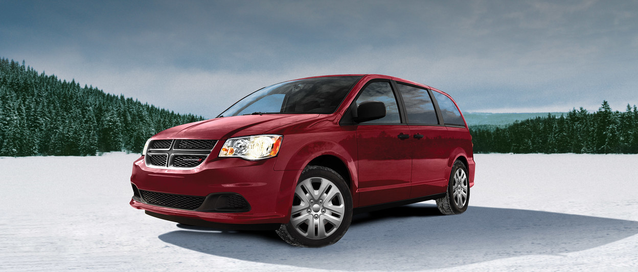 2017 Dodge Grand Caravan shown in red