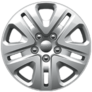 17-inch steel with wheel covers