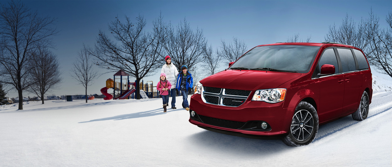 2019 Dodge Grand Caravan exterior view in Red