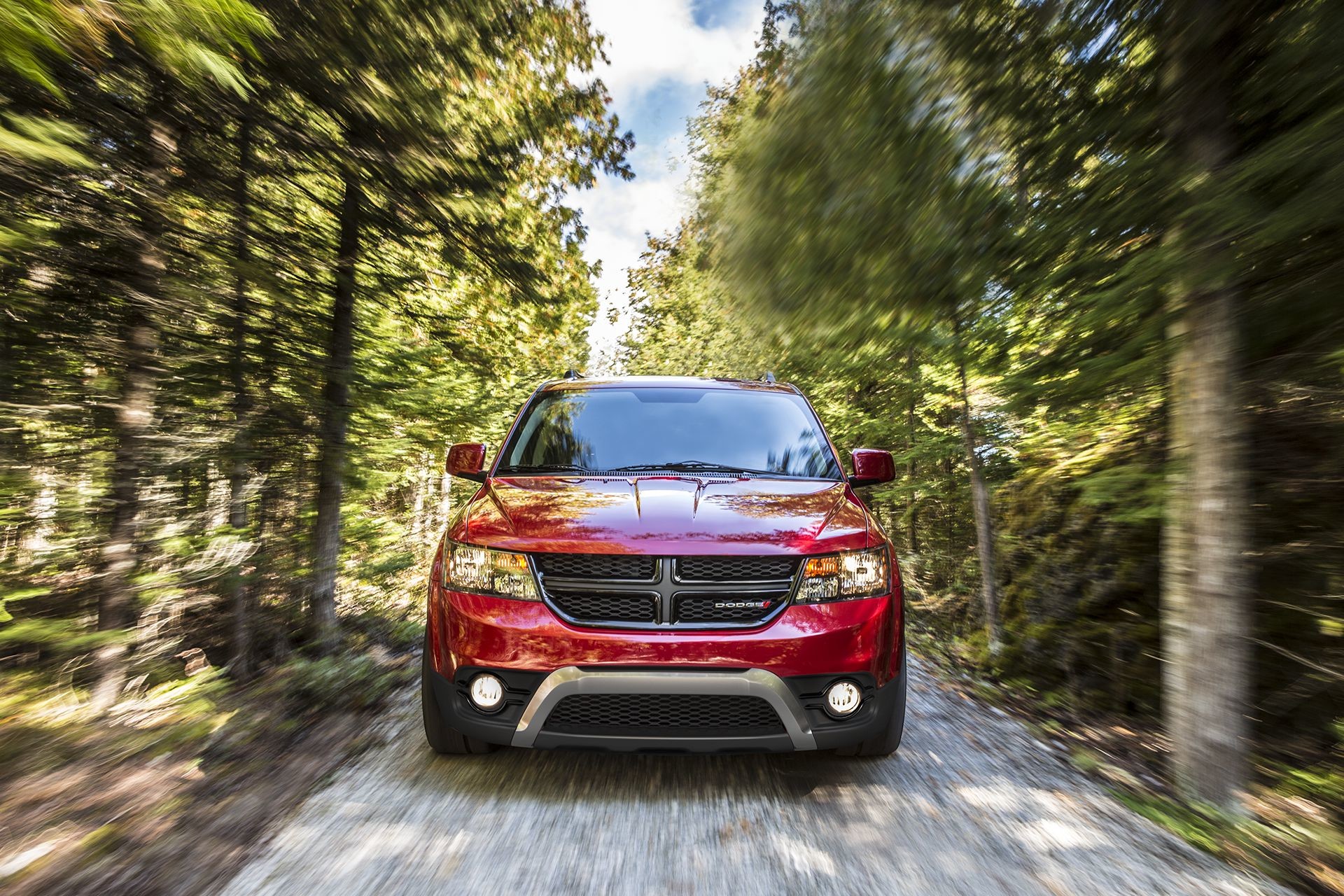 Dodge Journey 2018 – vue de face, plan rapproché de la calandre