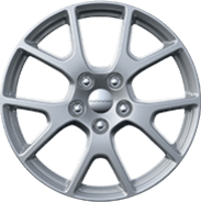 19-inch Tech Silver aluminum