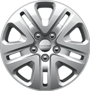 17-inch steel with wheel covers