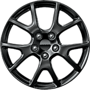 19-inch Gloss Black aluminum