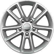 17-inch Tech Silver aluminum