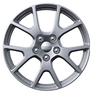 19 po en aluminium argent tech