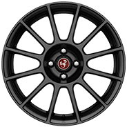 17-inch Hyper Black Forged Aluminum Wheels available on 2018 FIAT 500 Abarth
