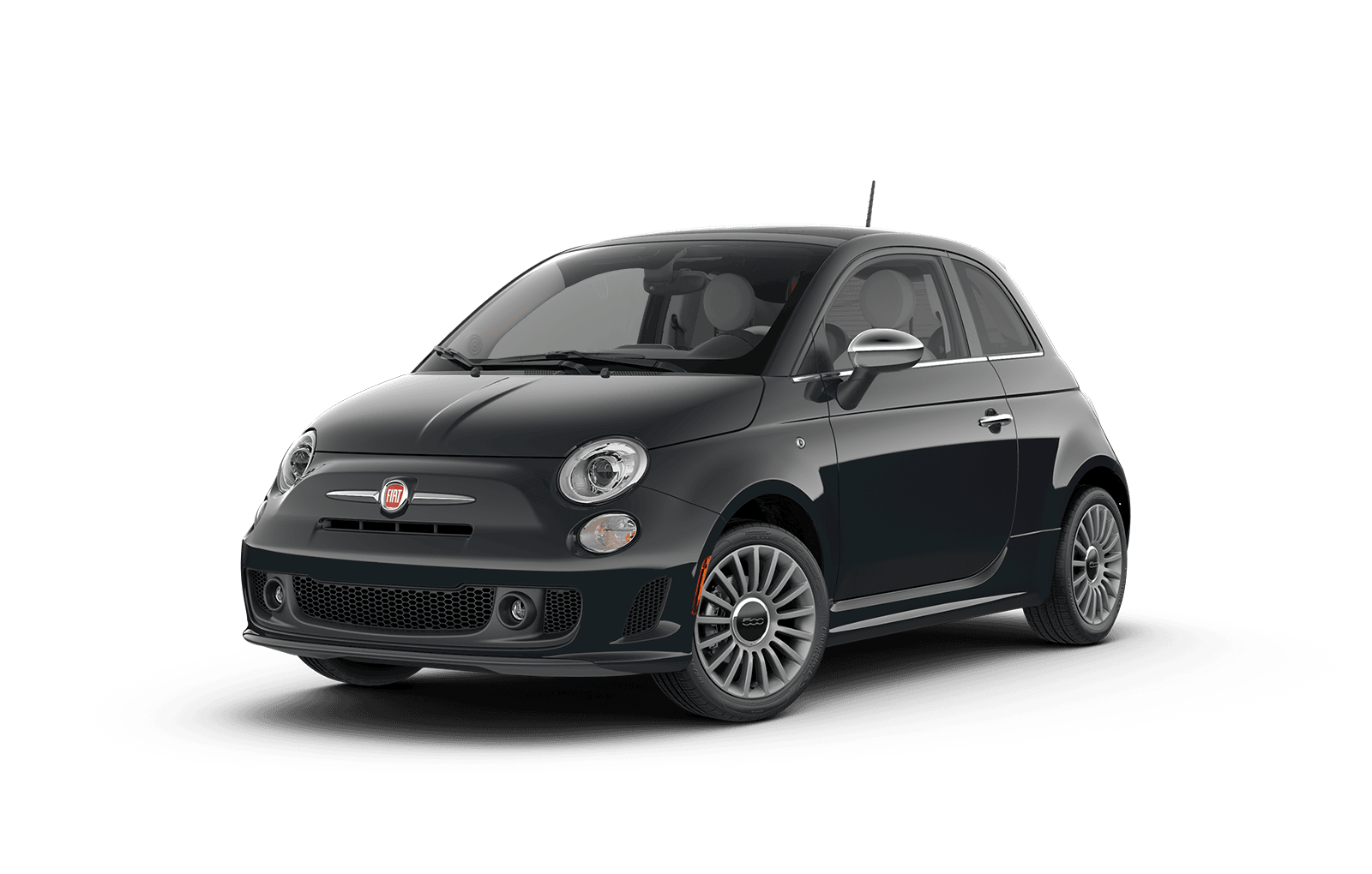 2019 FIAT 500 Full View in Blue Grey with Wheels