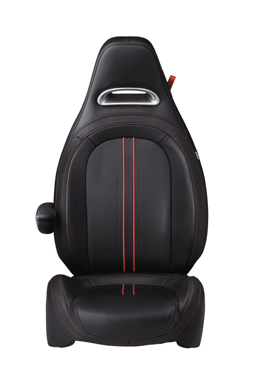 Leather‑trimmed – Nero (Black)
