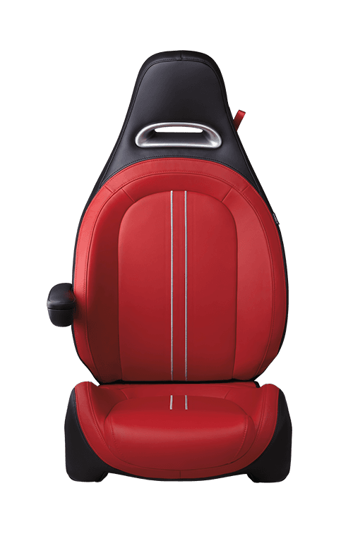 Leather‑trimmed – Rosso/Nero (Red/Black)