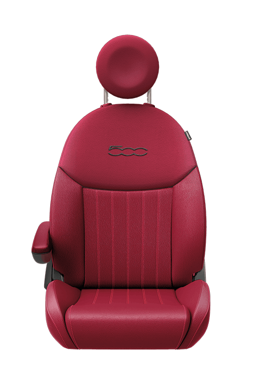 Leather‑trimmed – Rosso (Red)