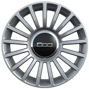 16-Inch Aluminum Painted Tech Silver Standard on Lounge and Lounge Cabrio