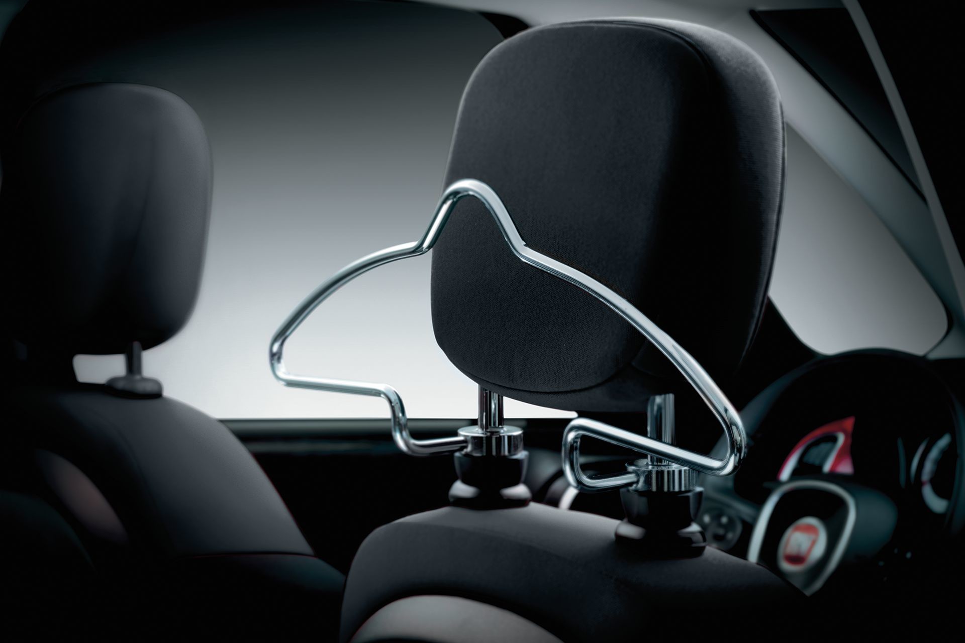 2018 Fiat 500L interior coat hanger