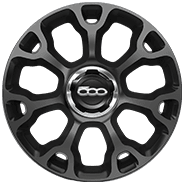 17-inch Black aluminum