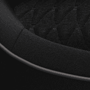 Tissu matelassé de catégorie supérieure – noir
