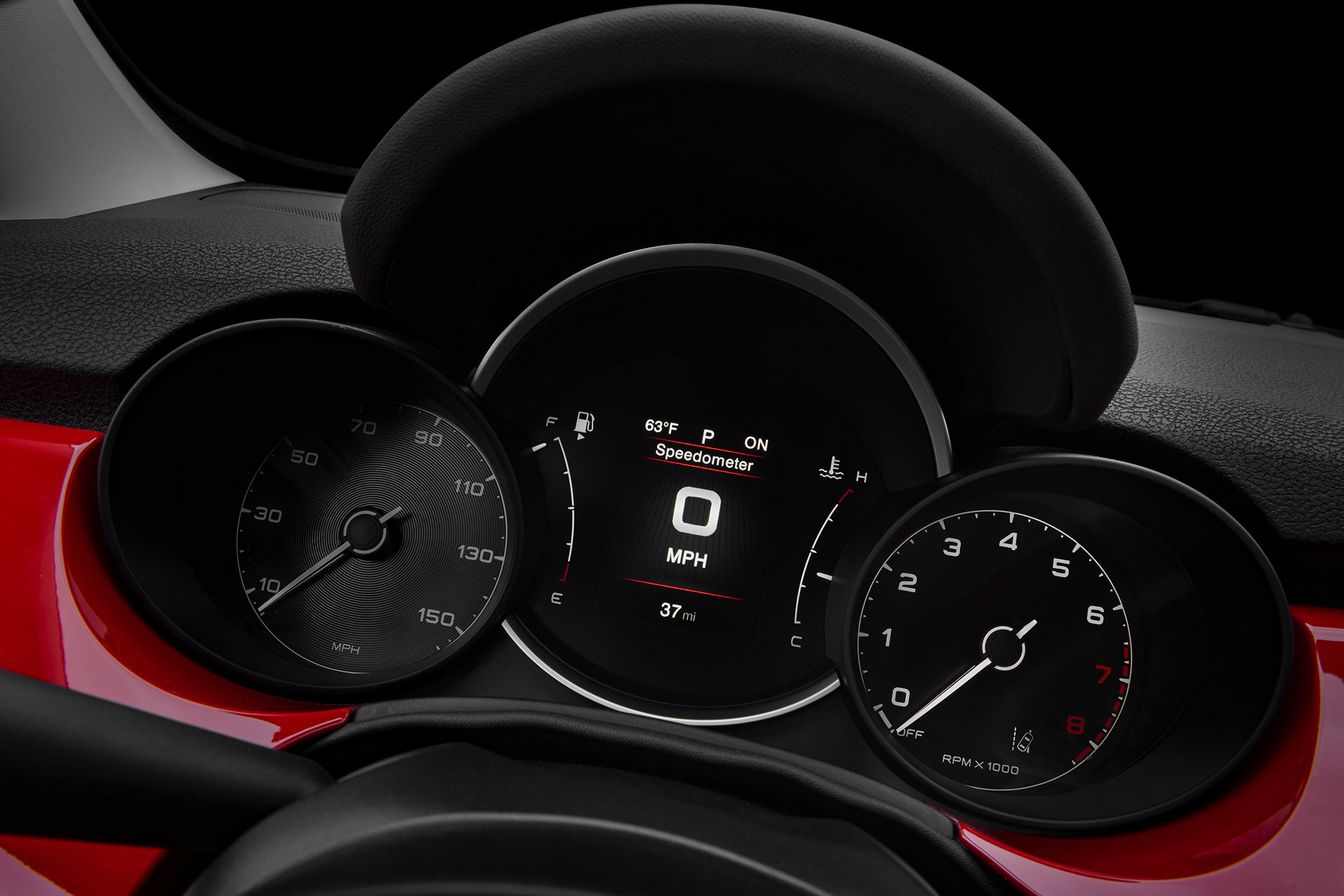 Groupe d’instruments personnalisable de la FIAT 500X 2020