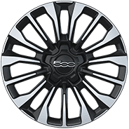 Roues de 17 po en aluminium usiné noir mat