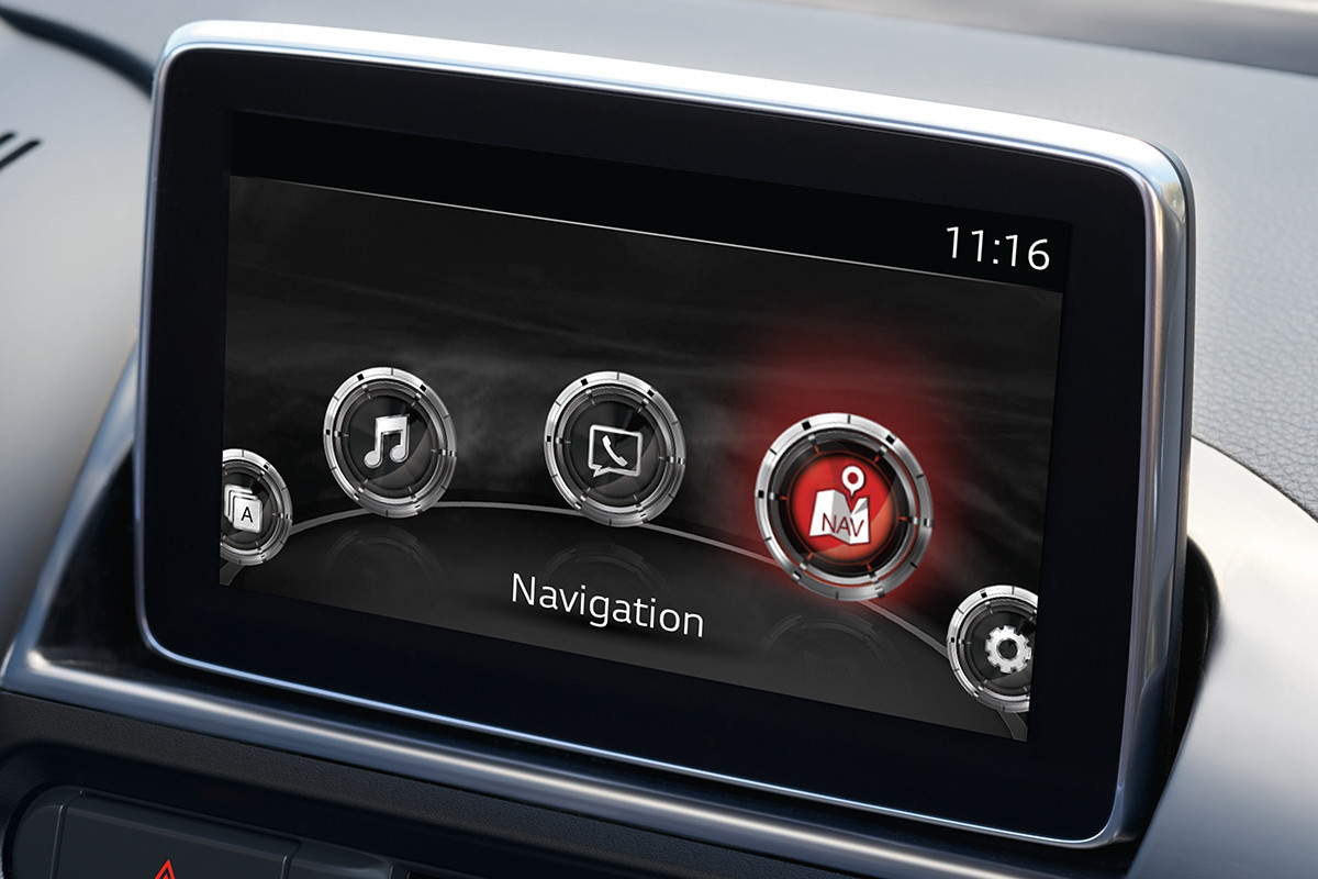 FIAT 124 Spider Roadster 2018 – système de navigation GPS