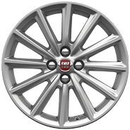Roues de 17 po en aluminium argent vif