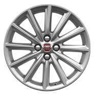 17-inch Premium Silver aluminum