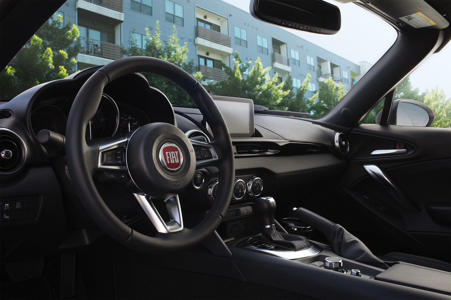 Driver cockpit of 2020 FIAT 124 Spider