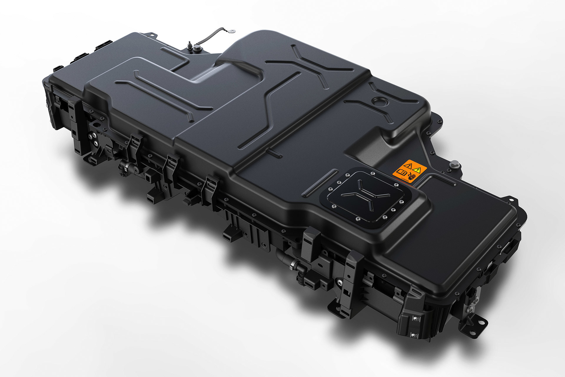 Batterie de 400 volts et 17 kWh d'un Jeep Wrangler 4xe.