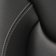 Nappa leather-faced – Black with Light Frost accent stitching