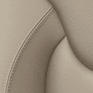 Nappa leather-faced – Light Frost with Light Frost accent stitching
