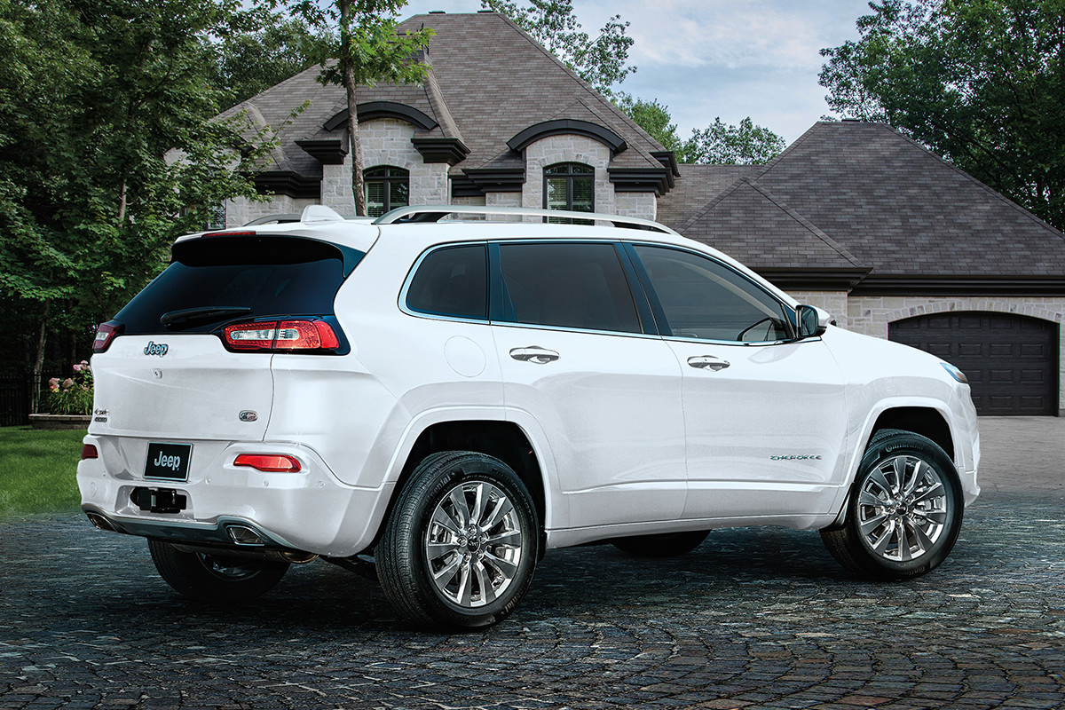 2018 jeep cherokee exterior overland grey