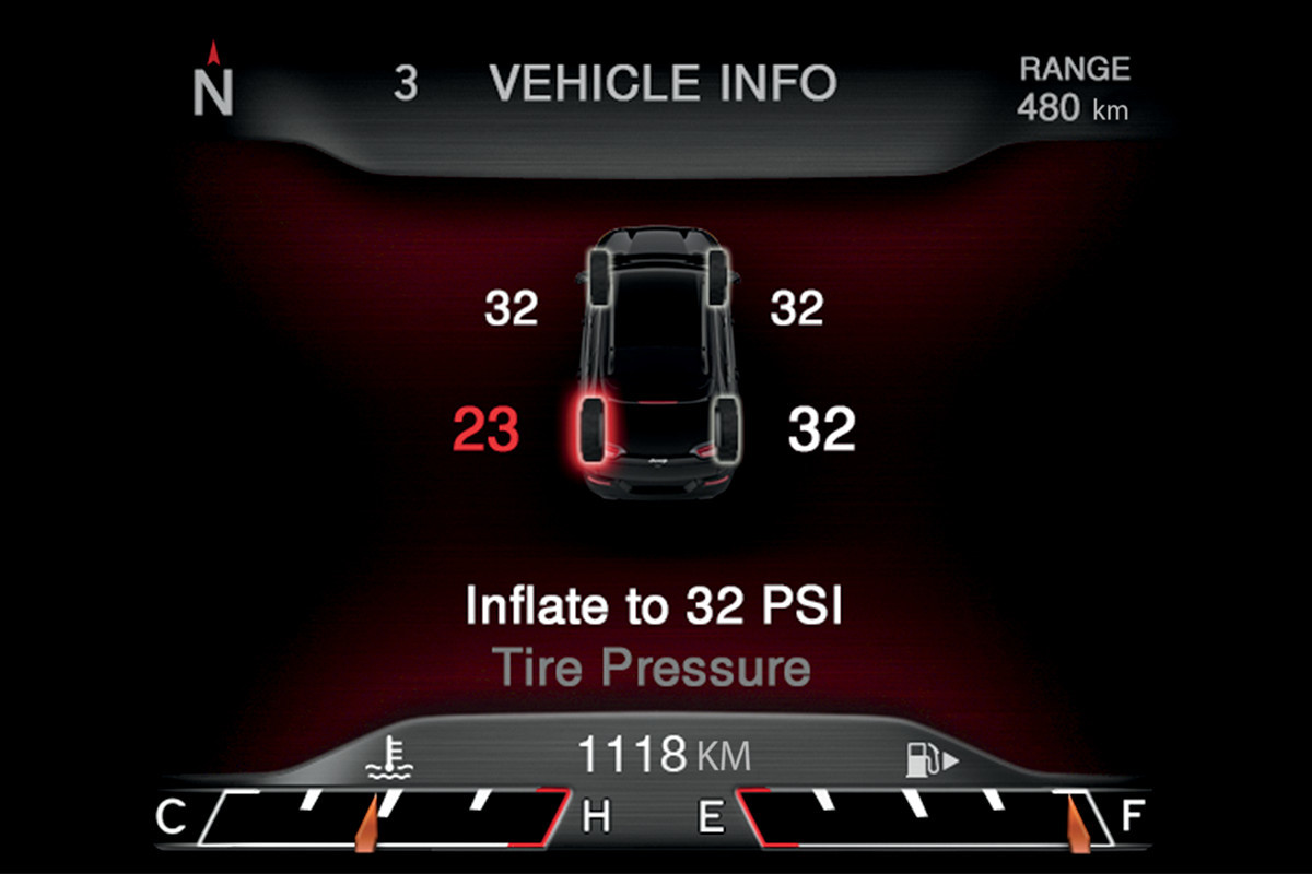 2018 jeep cherokee technology electronic vehicle information centre