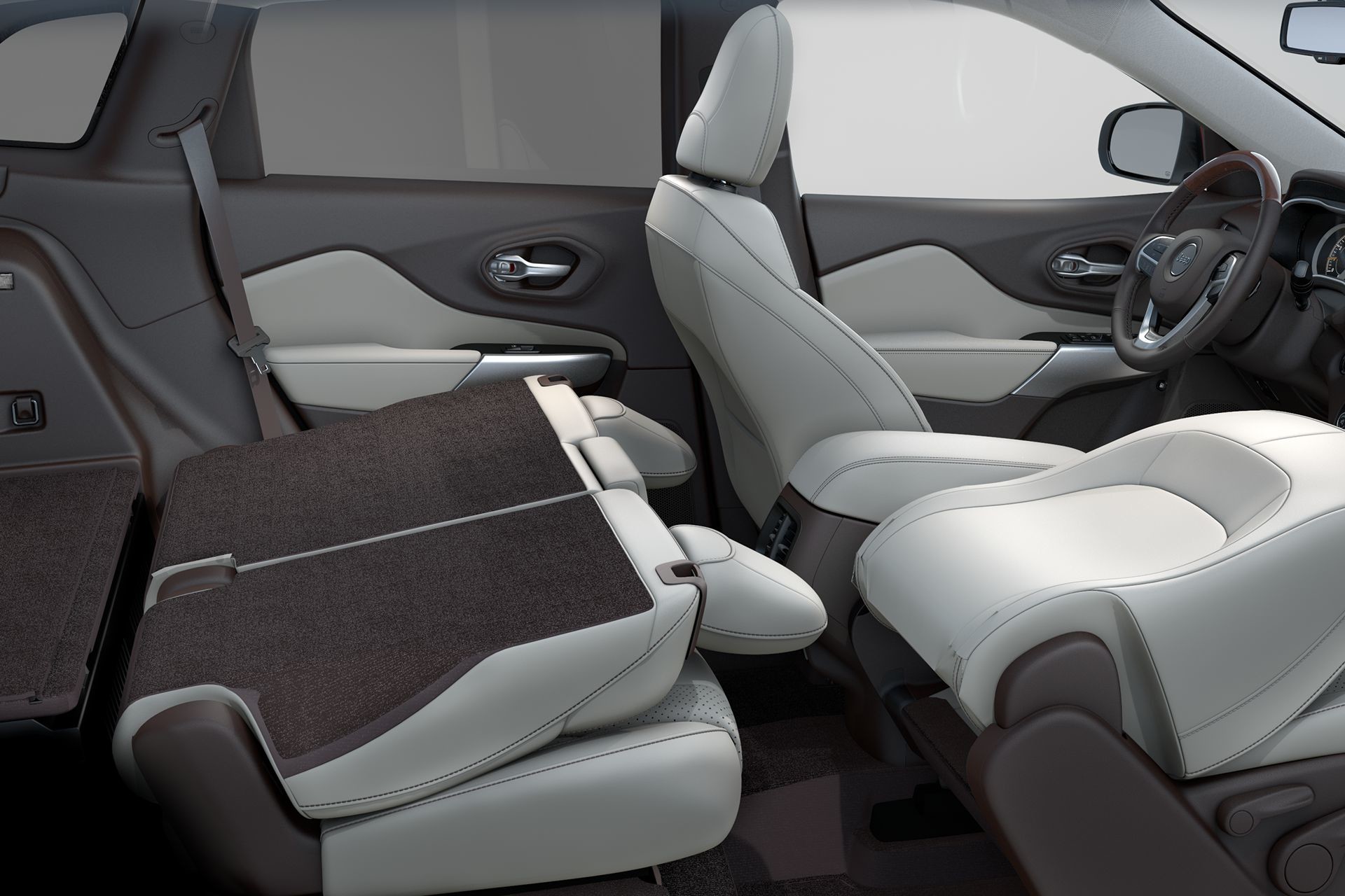 habitacle du jeep cherokee 2018 – configuration des sièges novatrice