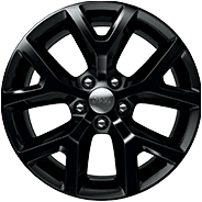17-inch Black aluminum