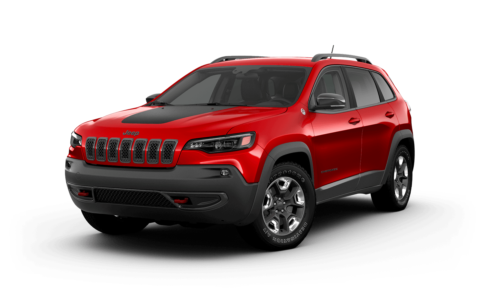 Jeep Cherokee 2019 exterior colour firecracker red