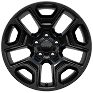 17-inch Black aluminum