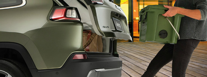 Jeep Cherokee 2019 Hands-Free Power Tailgate Green