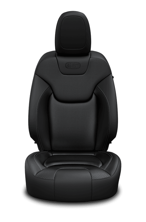 Jeep Cherokee 2020 interior colour Nappa leather faced perforated inserts dark Sienna light frost accent stitching