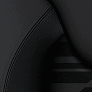 2020 Jeep Cherokee interior colour swatch cloth - Black with Storm Blue accent stitching