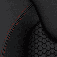 Jeep Cherokee 2020 interior colour swatch vinyl premium cloth inserts black red accent stitching