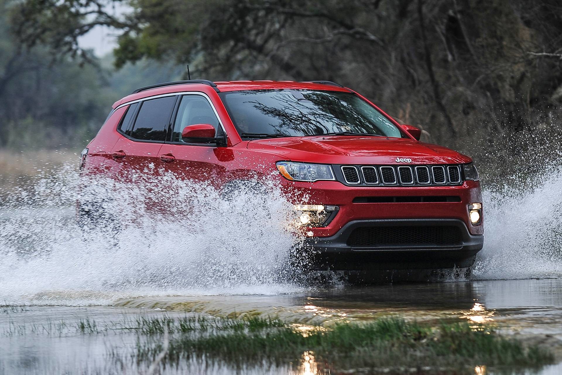 Extérieur argent du Jeep Compass 2018