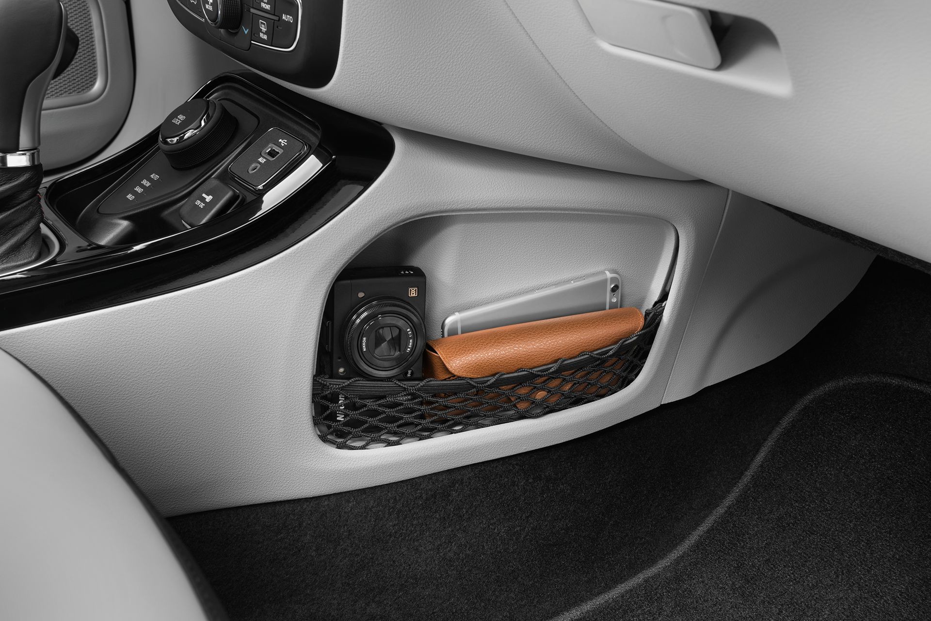 Rangement intérieur du Jeep Compass 2018