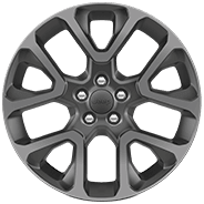 Roues de 19 po en aluminium granite satiné