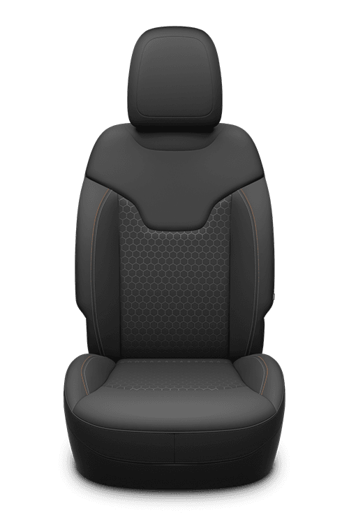 Cloth – Black with Cattle Tan and Diesel Grey accent stitching