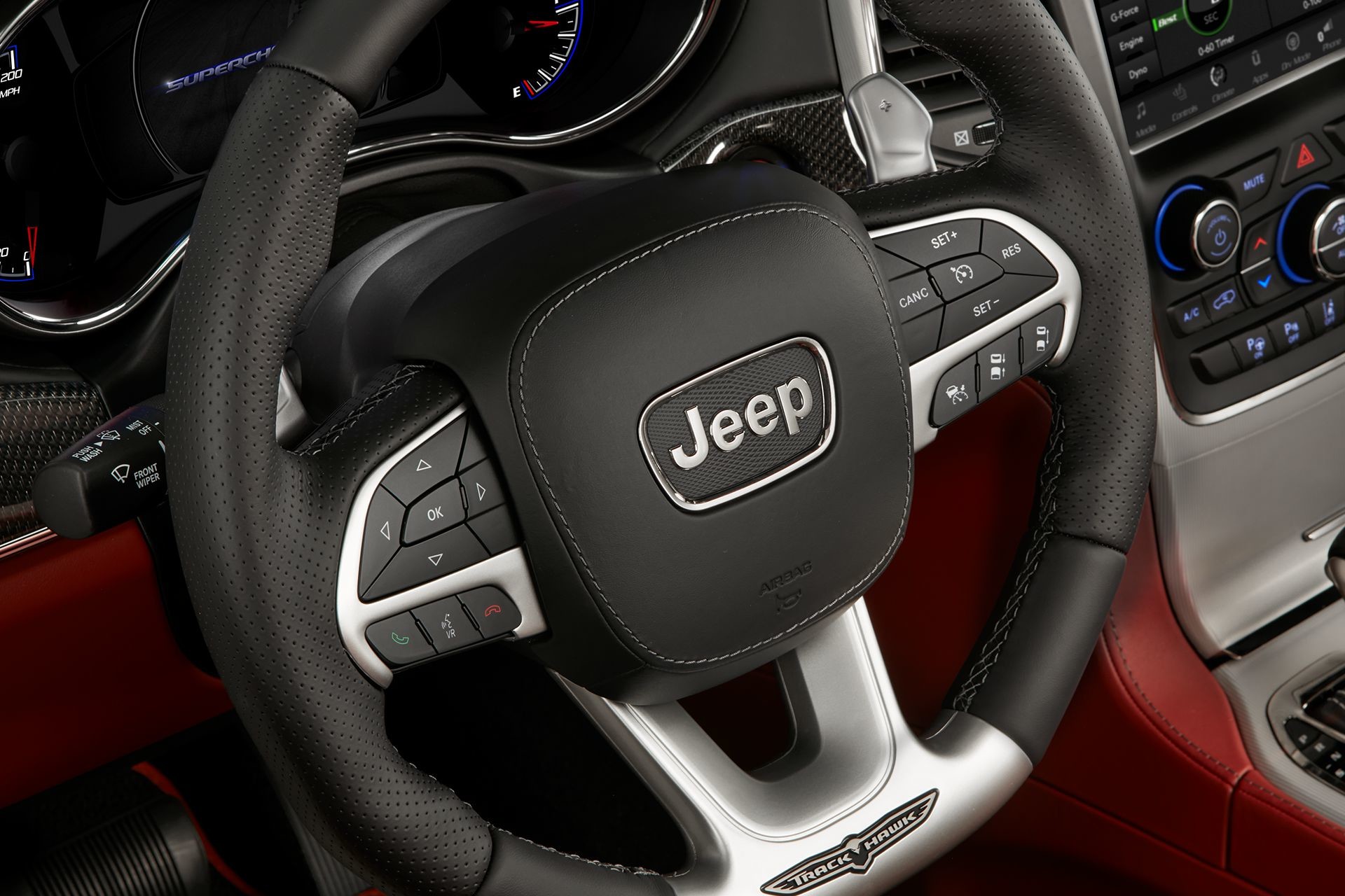 2018 Jeep Grand Cherokee SUV Trackhawk steering wheel