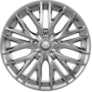 Roues de 20 po en aluminium charbon lustré