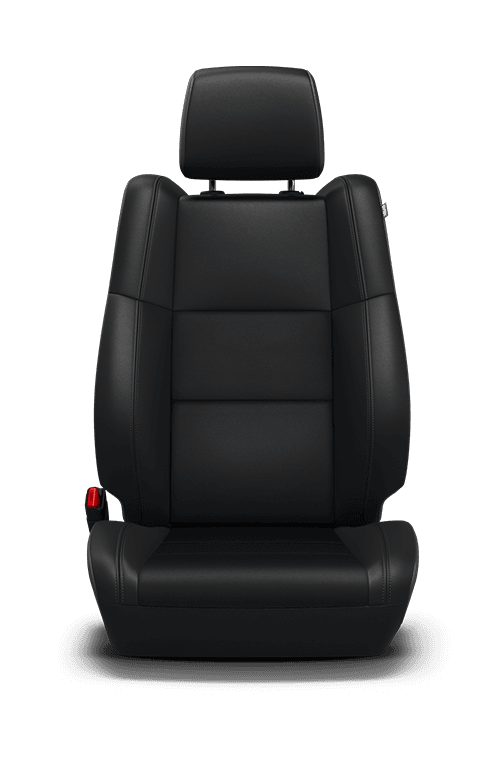 Leather‑faced – Black