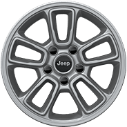 17‑inch Tech Silver aluminum