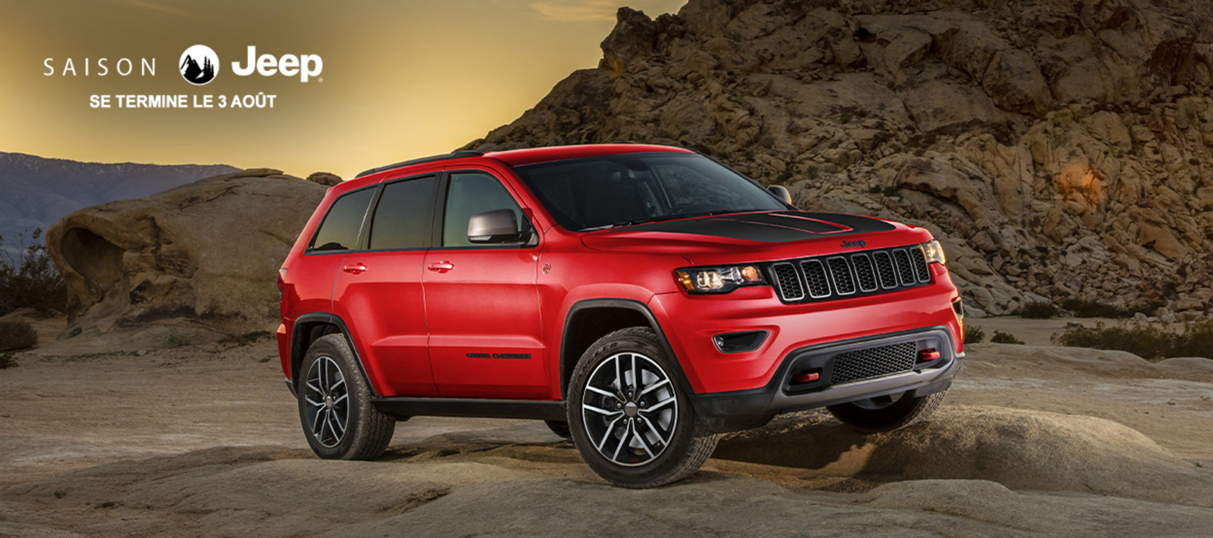 La saison Jeep. Se termine 30 juin