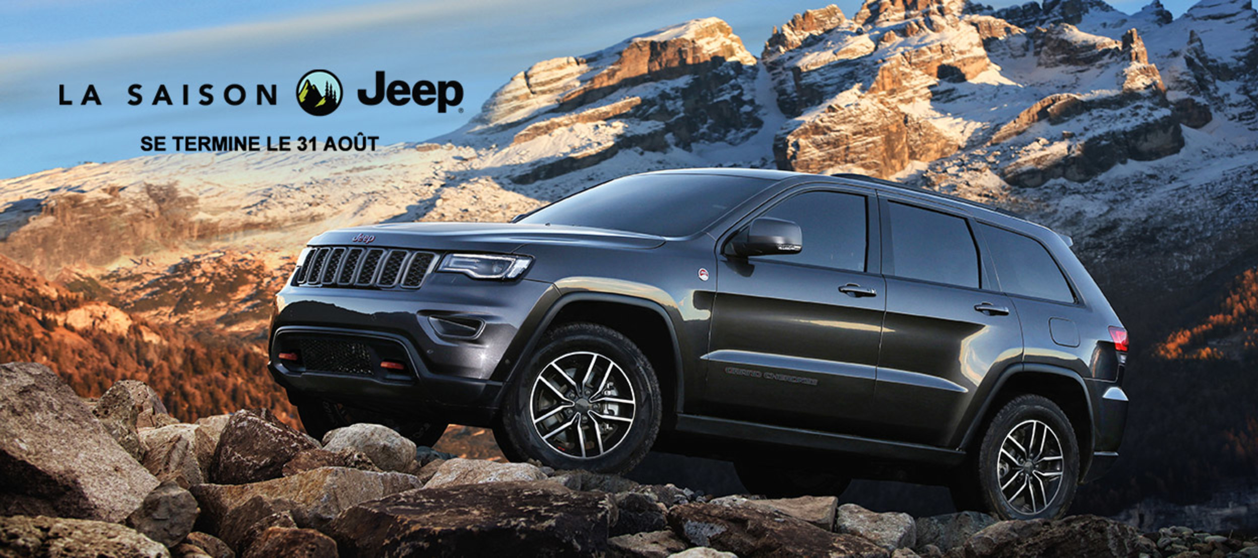 La saison Jeep. Se termine le 31 août