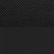 Tissu – noir et coutures contrastantes noires